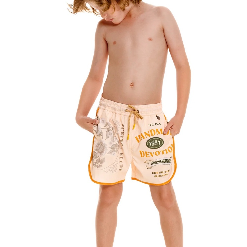 NWT Agua Bendita Kids Swim Shorts